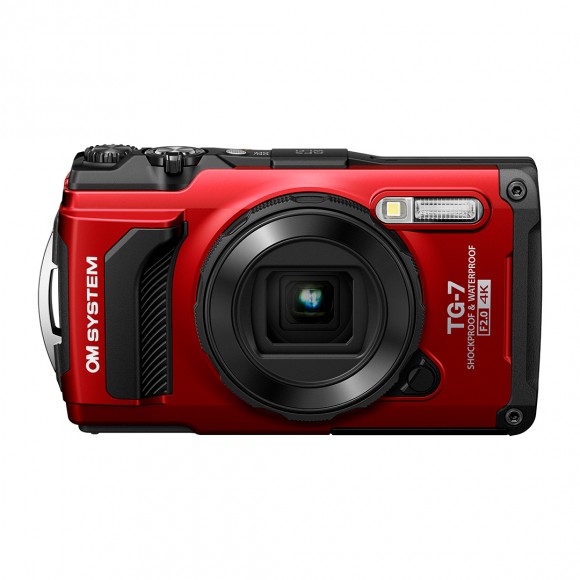 OM System TG-7 TOUGH Action Camera - Red 